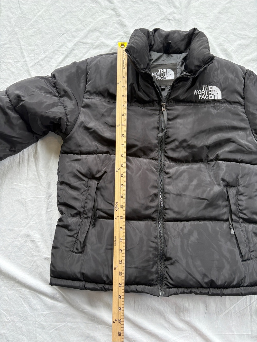 North Face 1996 Nuptse 700 Down Puffer Jacket Women’s Small Black - Picture 6 of 11